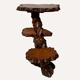 Biomorphic brutalist tree triple plant stand or side table, Dutch 1960s
