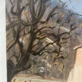 Landscape painting signed