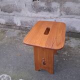Vintage pine stool, side table