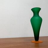 Glass vase from the Italian Satinato series attributed to Carlo Moretti, 1970s.