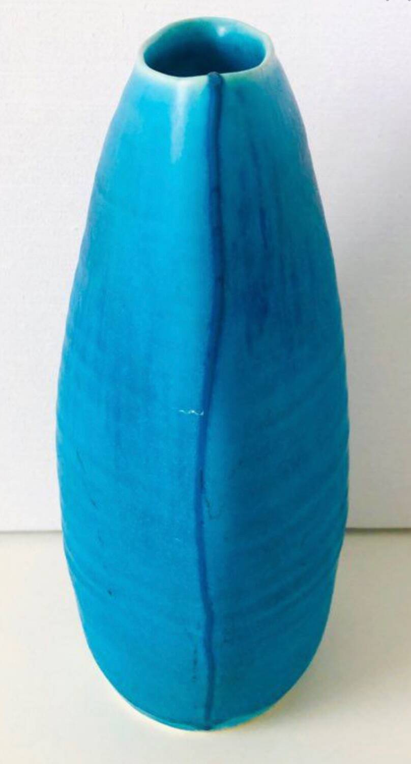 Blue Ceramic Vase
