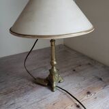 Brass or bronze tripod lamp base