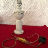 Ancien pied de lampe en porcelaine début XXème