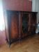Louis XVI style mahogany bookcase/display cabinet with 3 doors