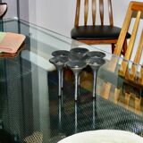 Bougeoir vintage en fonte noir par j quistgaard pour dansk international design 1960