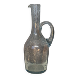 Small bubble glass jug