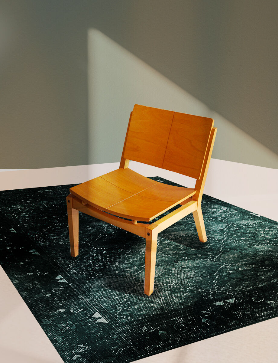 Paire de fauteuils scandinaves 1960 bois