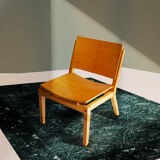 Paire de fauteuils scandinaves 1960 bois