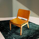 Paire de fauteuils scandinaves 1960 bois