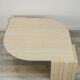 Coffee table in Italian travertine years 70