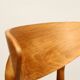 Modern chair Scandinavian design light wood natural Lin fabric mid century modern design