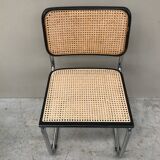 Set of 4 black Cesca Breuer chairs B32