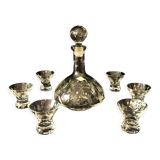 Crystal liqueur service years 1930/1940