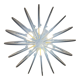 Pair of smoked glass suspensions - 70s