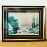 Tableau métallisé
