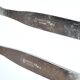 Vintage stainless steel children's cutlery - dog and squirrel germany