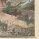 Vintage Impressionist Cityscape Scene Oil Painting Signed by Artist 1947