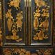 Chinese lacquered wedding cabinet painted circa 1920