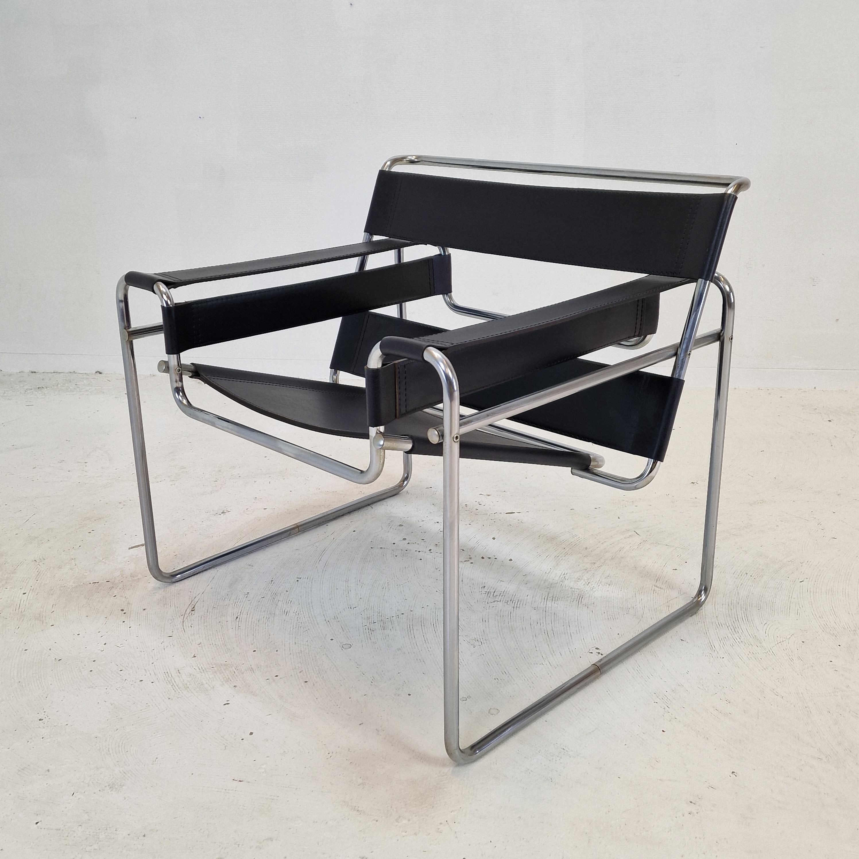 Chaise Wassily par Marcel Breuer, années 1980