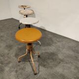 Vintage industrial stools, set of 4