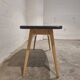 Vintage surfboard coffee table in birch and formica, 1950s