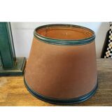 Lampe Art Déco Attribuée à Paul Dupré Lafon / Cuir Se killier et Parch