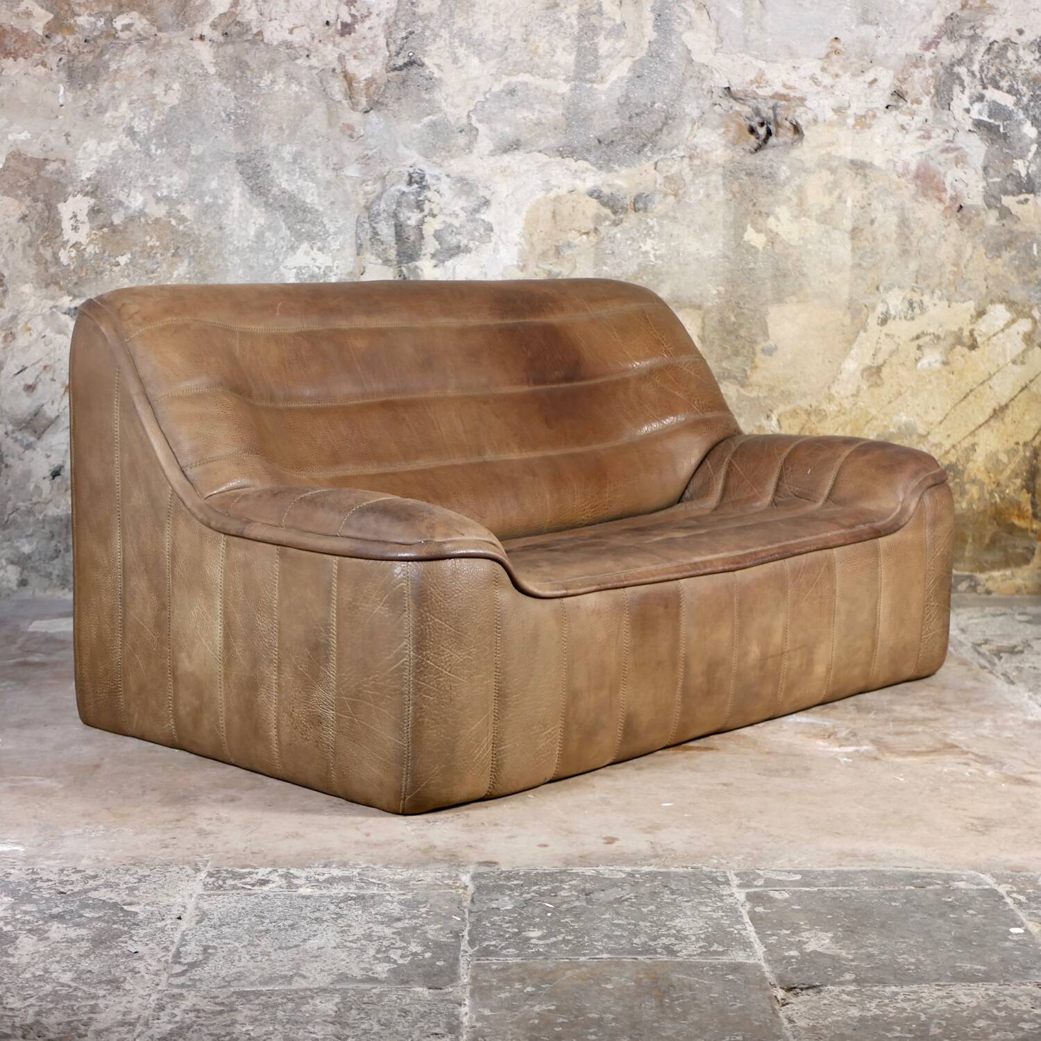 De Sede DS-84 sofa in taupe buffalo leather