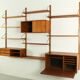 Danish Modular Teak Wall Unit by Poul Cadovius, 1960s