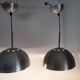 Pair of hanging lamps Jean Gandelin 1970