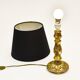 Pair of table lamps to lay vintage gold bronze old