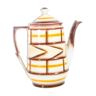 Art deco teapot spritzdekor