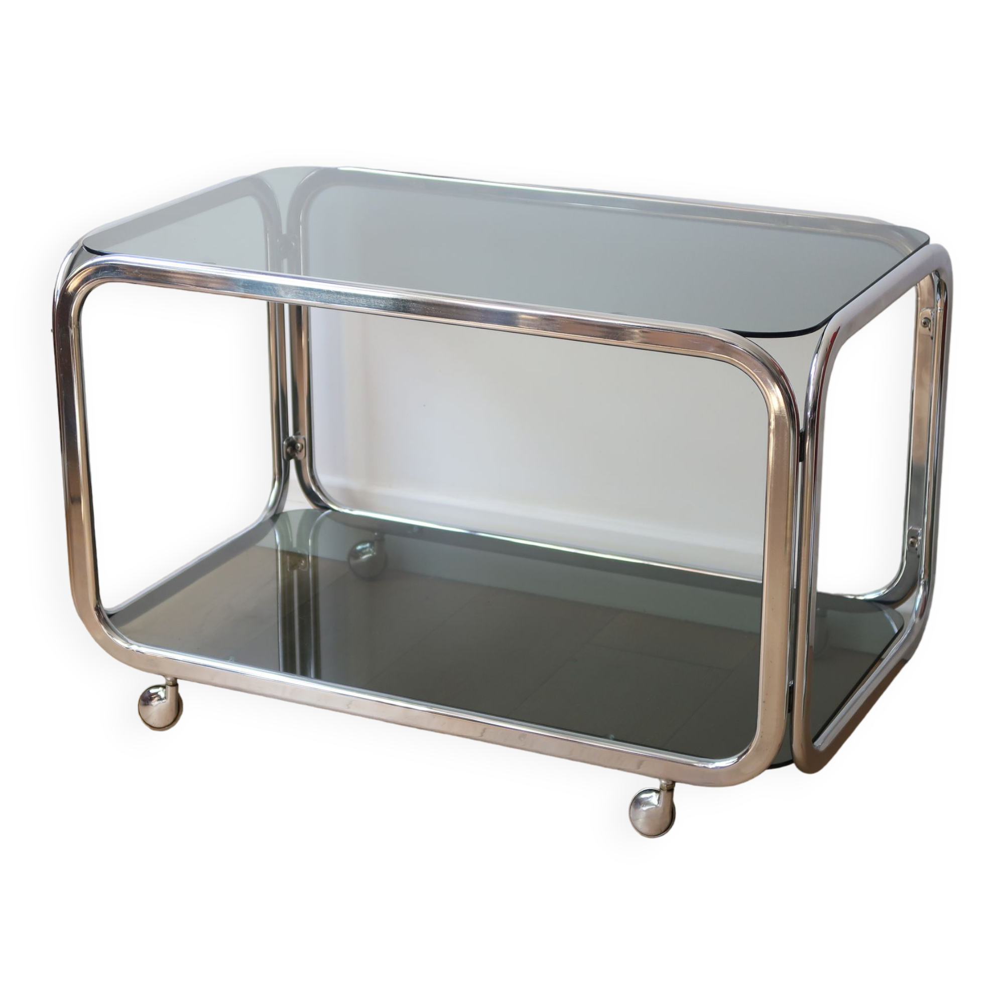 Vintage tubular coffee table 70