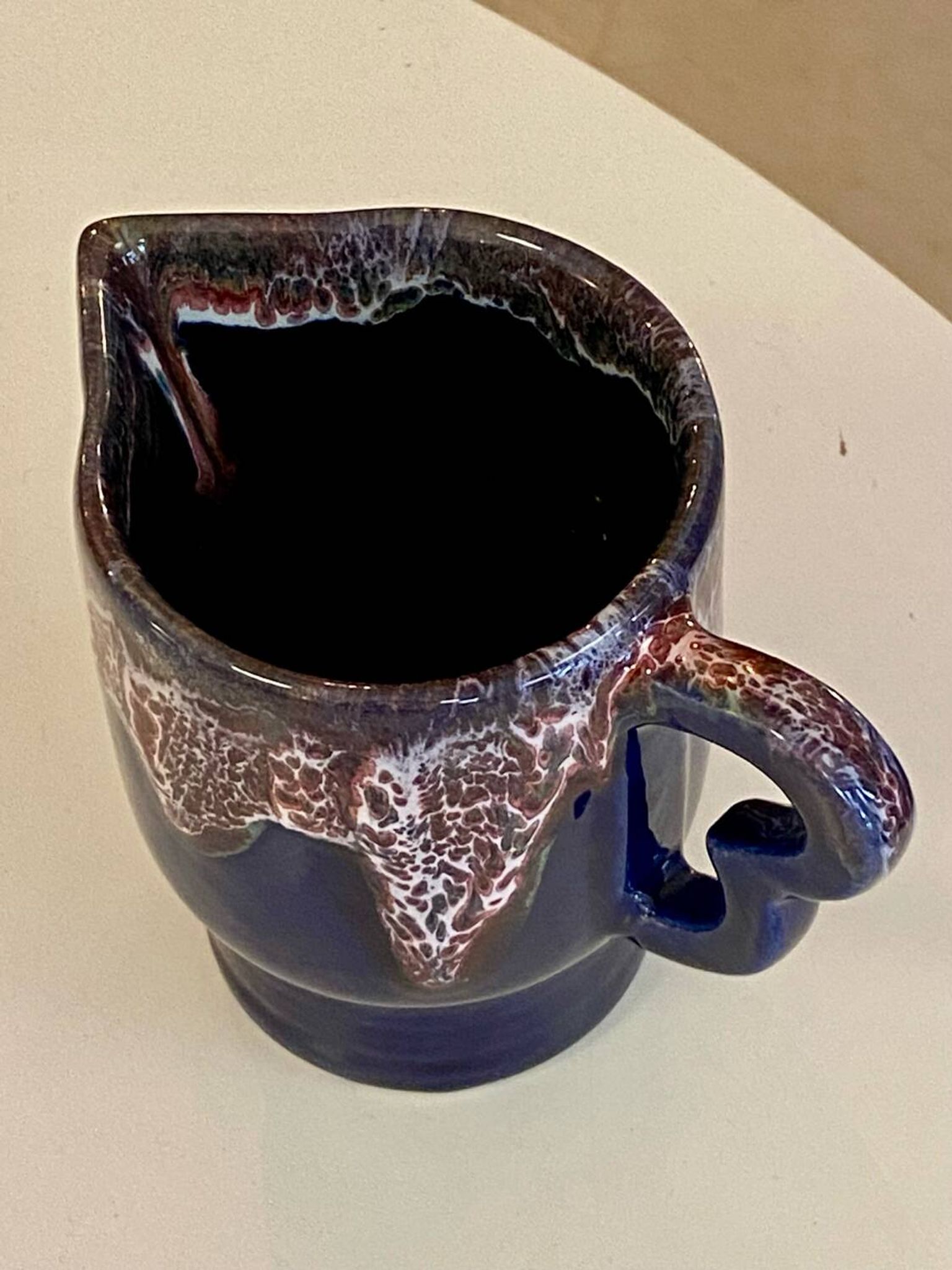 Pot à lait Vallauris bleu