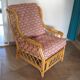 Vintage - Set of 2 woven rattan, bamboo and wood armchairs - Natural colour - 1980s