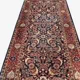 Tapis d'orient iran persan ancien malayer 1.12 x 2.80 m