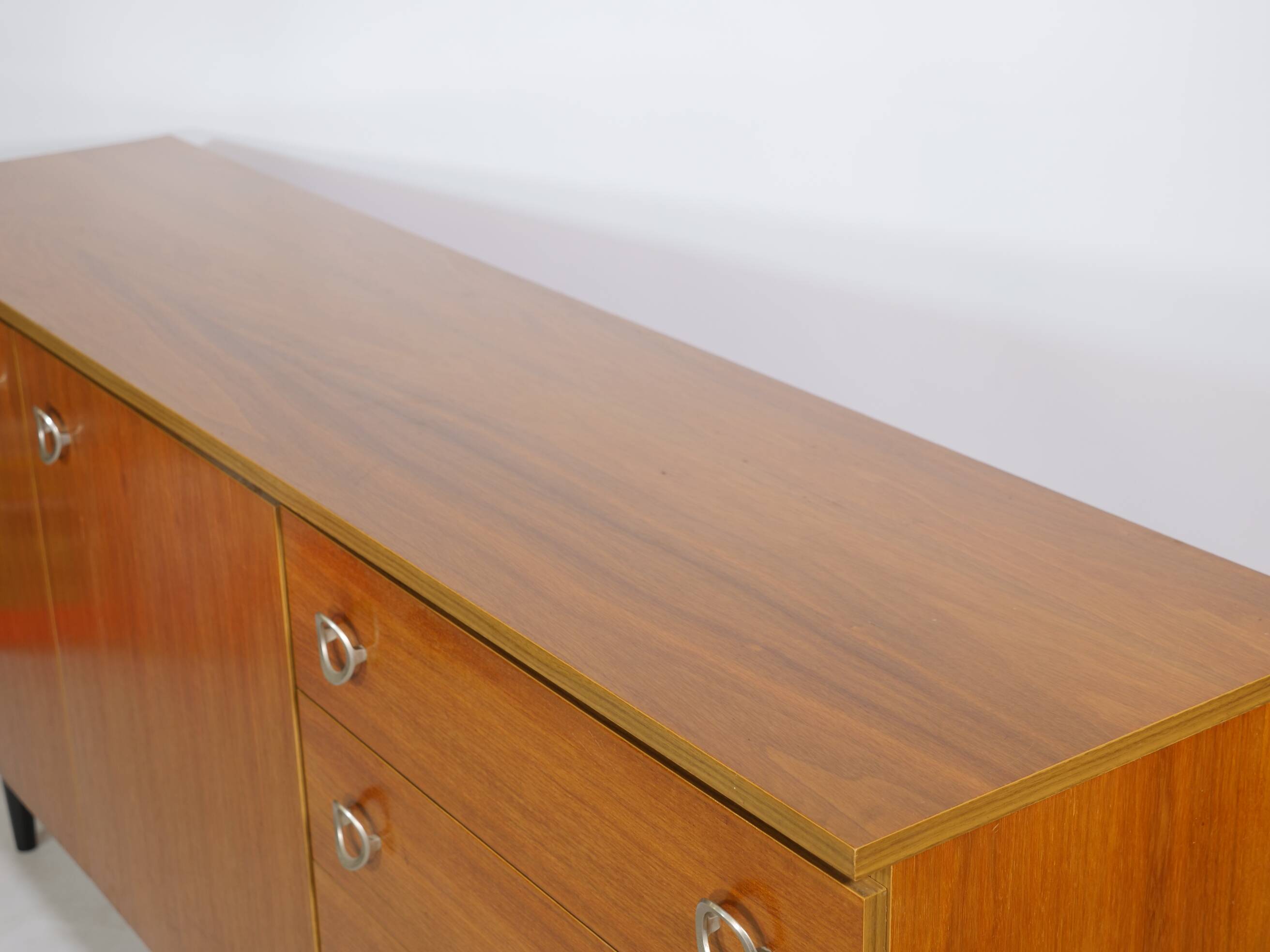 Teak vintage sideboard chest of drawers mid-century cabinet 60s