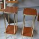 Pair of extra tables sofa tips Richard Creation 50s
