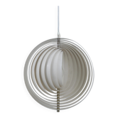 White Moon Lamp by Verner Panton, Op-Art, Louis Poulsen, Denmark, 1960s