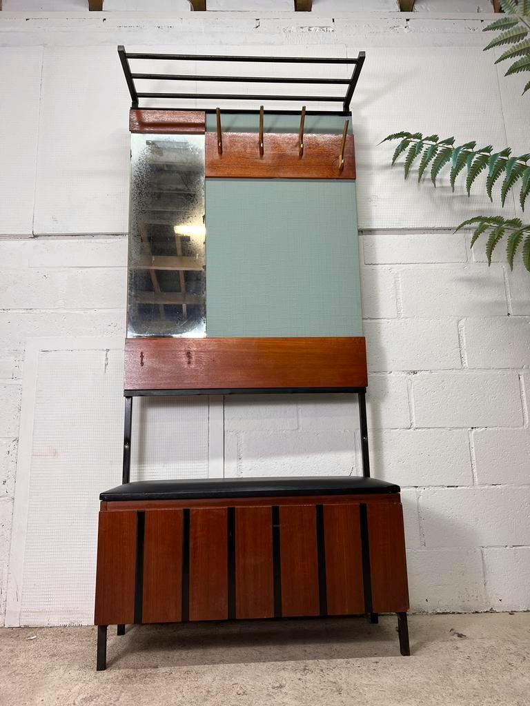 vintage coat rack furniture / standing coat rack