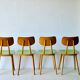 Chaises de bistro Ton, ensemble de 4