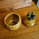 Confiturier en barbotine forme Ananas