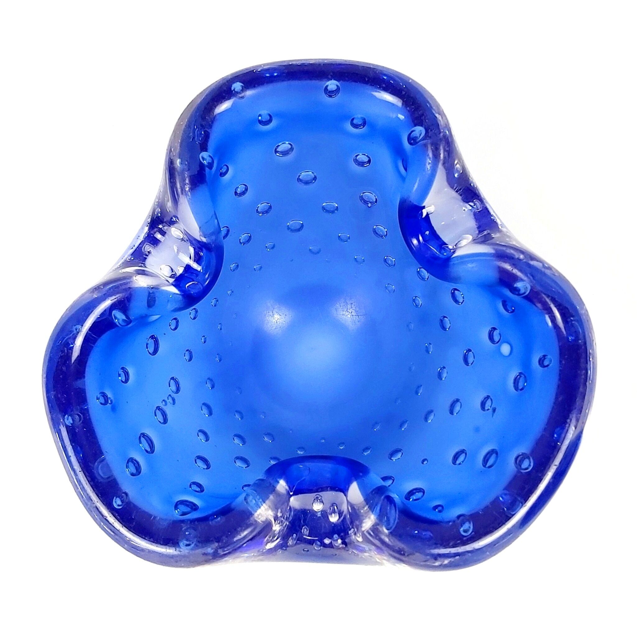 Bullicante Murano Glass Bowl or Ashtray by Barovier & Toso, Italy, 1960s