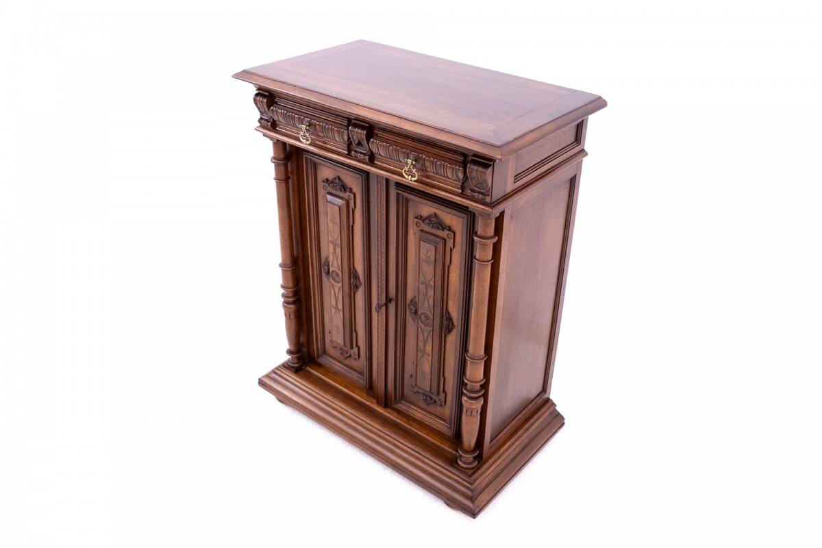 Eclectic chest of drawers, France, circa 1890. After renovation.