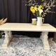 Solid oak coffee table