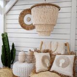 Nora shell pendant light - D50 cm