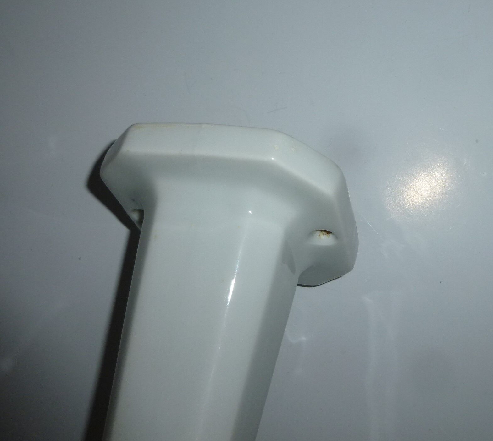 Old wall lamp for porcelain and opaline bathroom