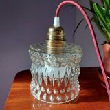 Bubble glass portable lamp