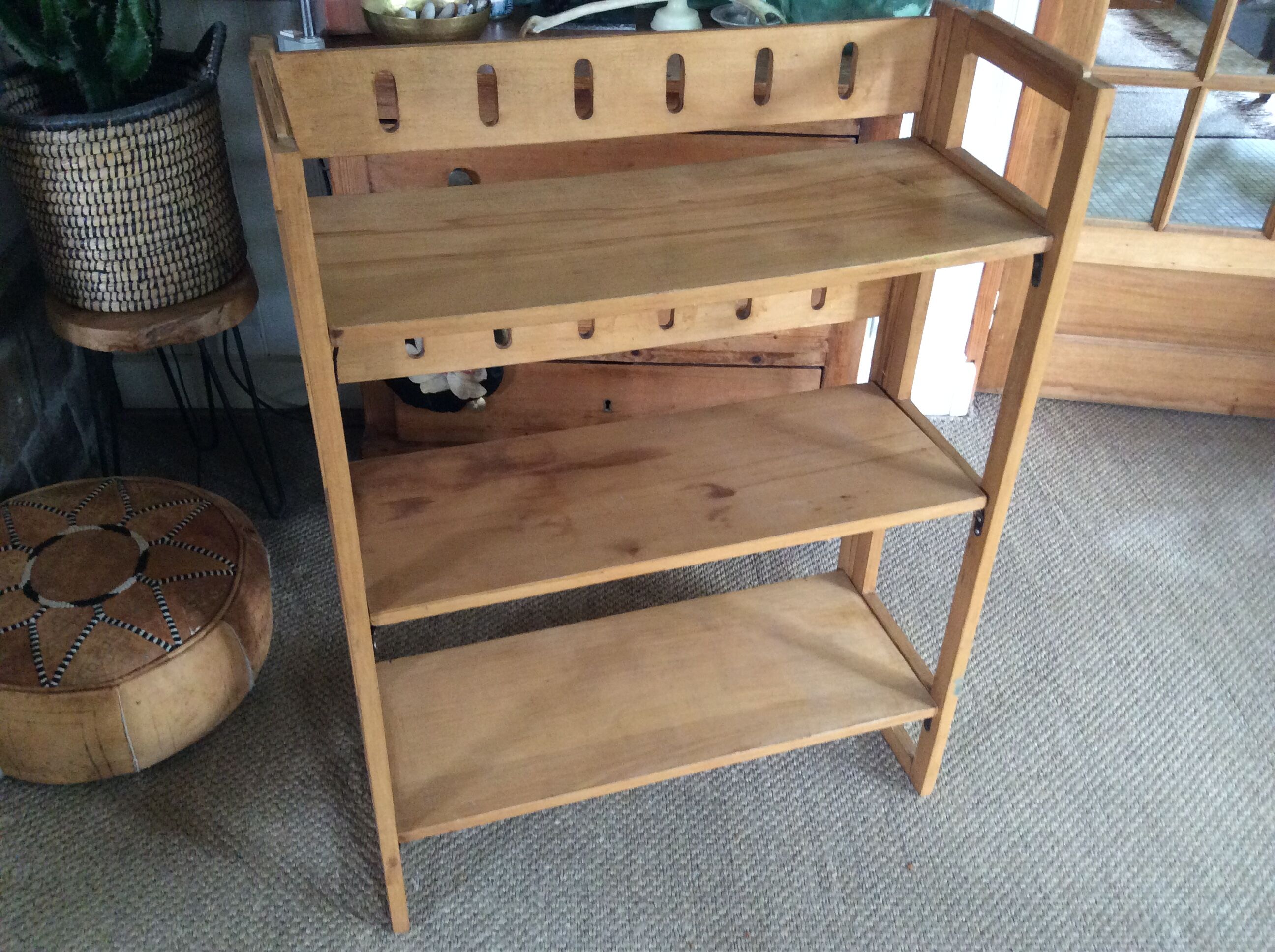 Wooden shelf