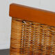 Fauteuil vintage en osier édité par Uluv 1960