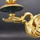 Flamboyant Pair of Candelabra/Chandeliers Solid Bronze Empire Style